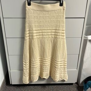 Long, lace, Boho skirt